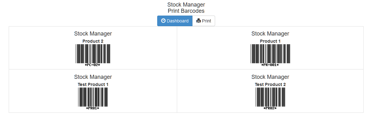 
        Simple Stock Manager
      