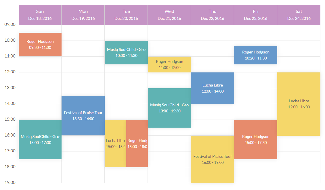 
        Tiva Timetable For PHP
      