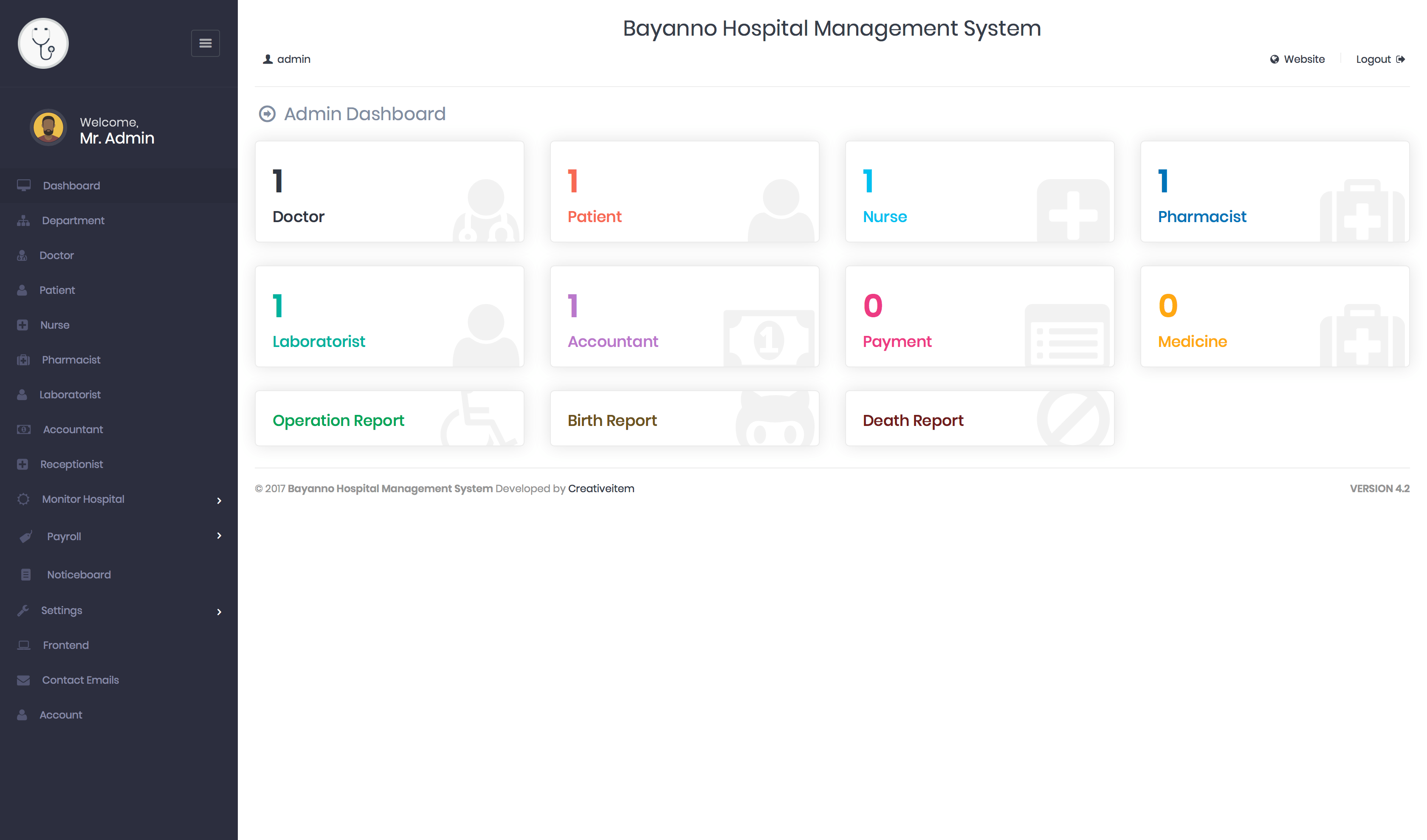 
        Bayanno Hospital Management System
      