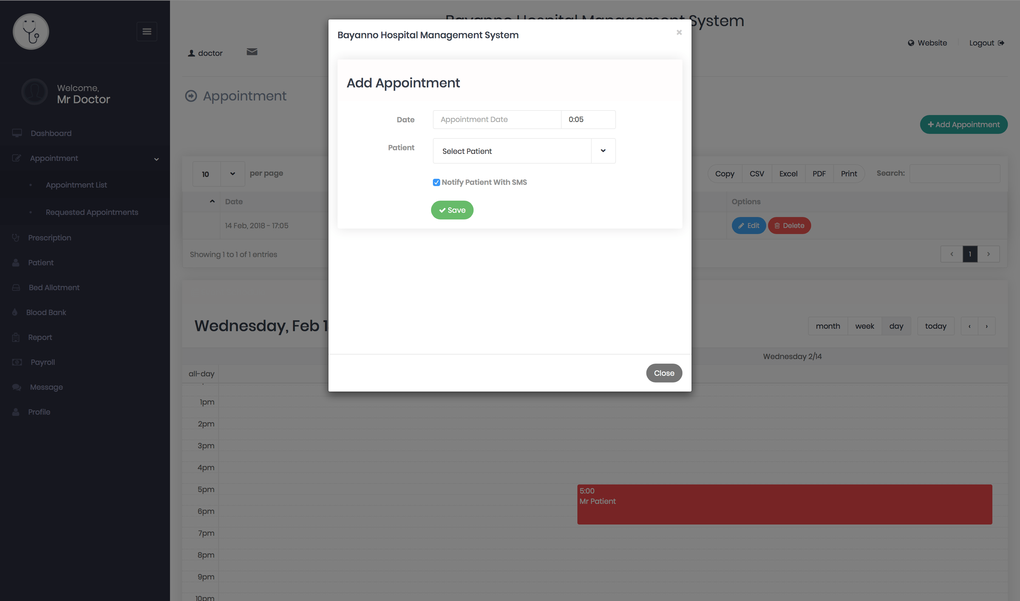 
        Bayanno Hospital Management System
      