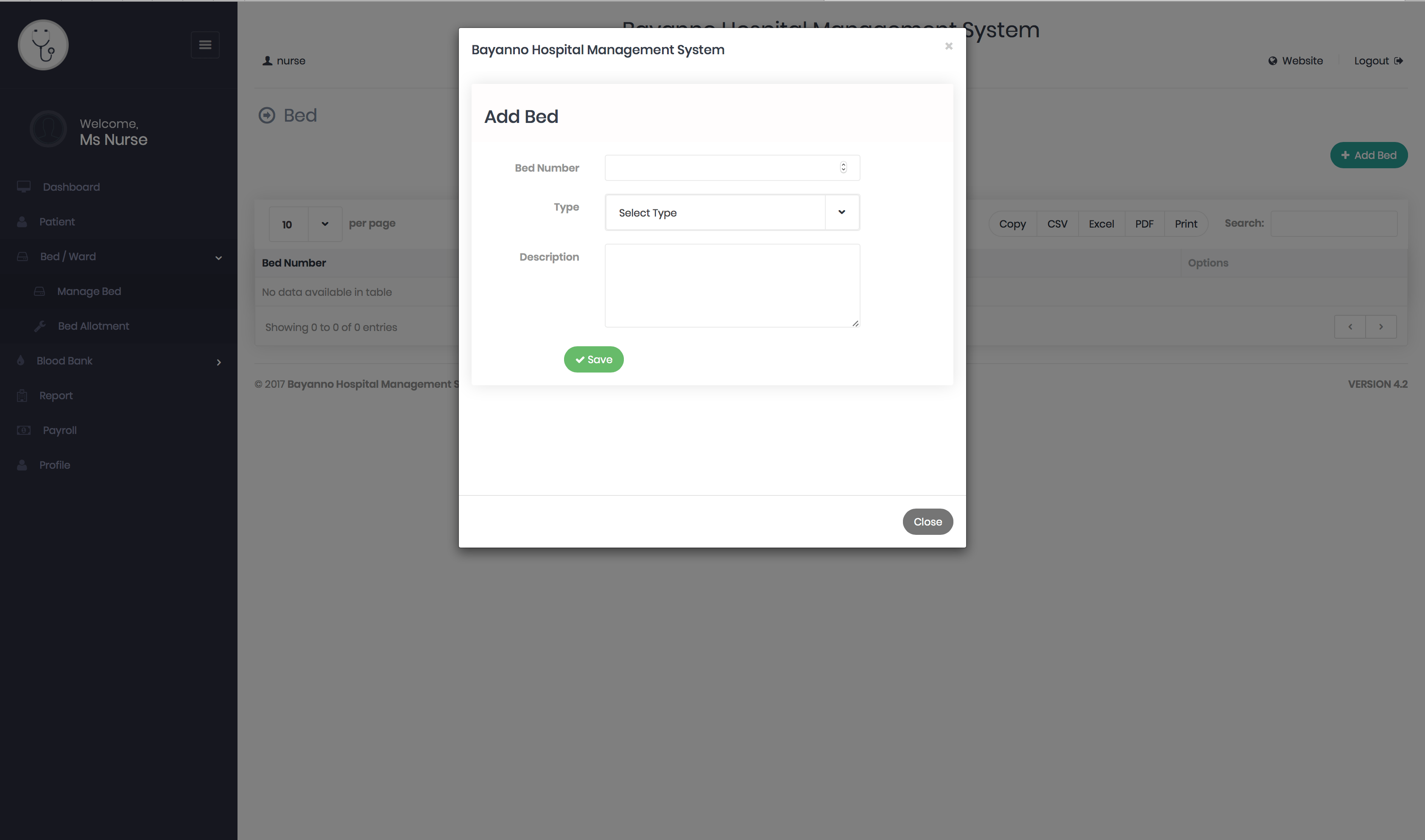 
        Bayanno Hospital Management System
      