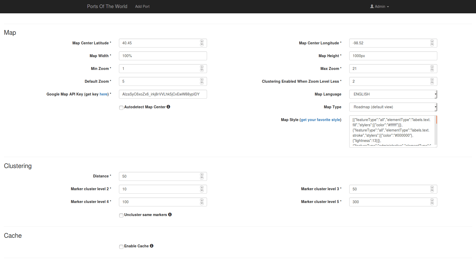 
        Google Maps Multi-Purpose server side Markers clustering script v3.1
      