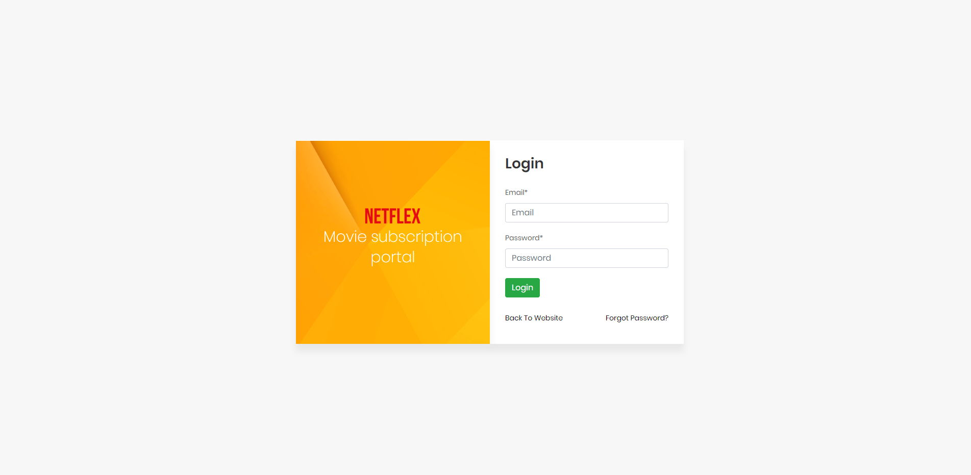 
        Neoflex Movie Subscription Portal Cms
      