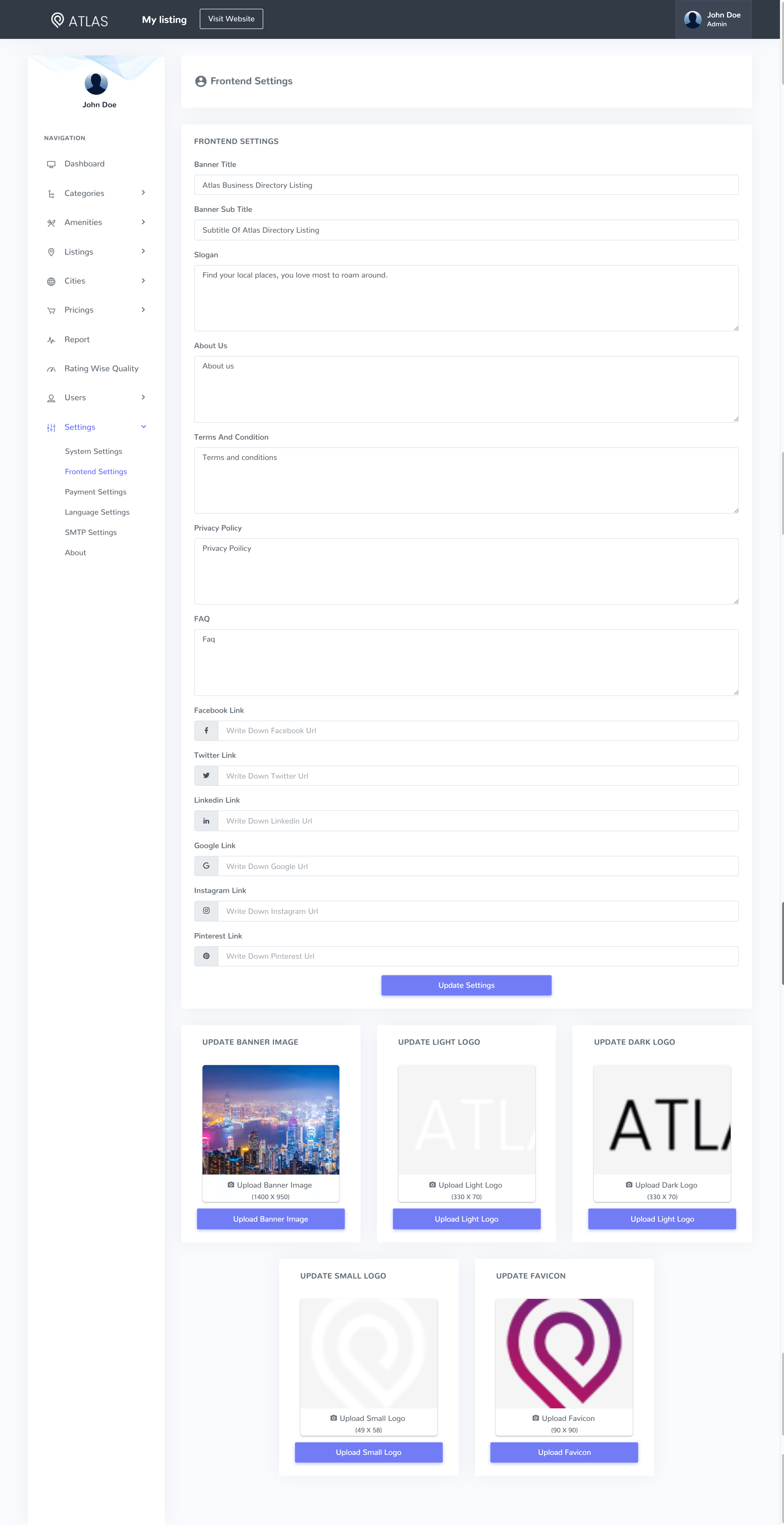 
        Atlas Business Directory Listing
      