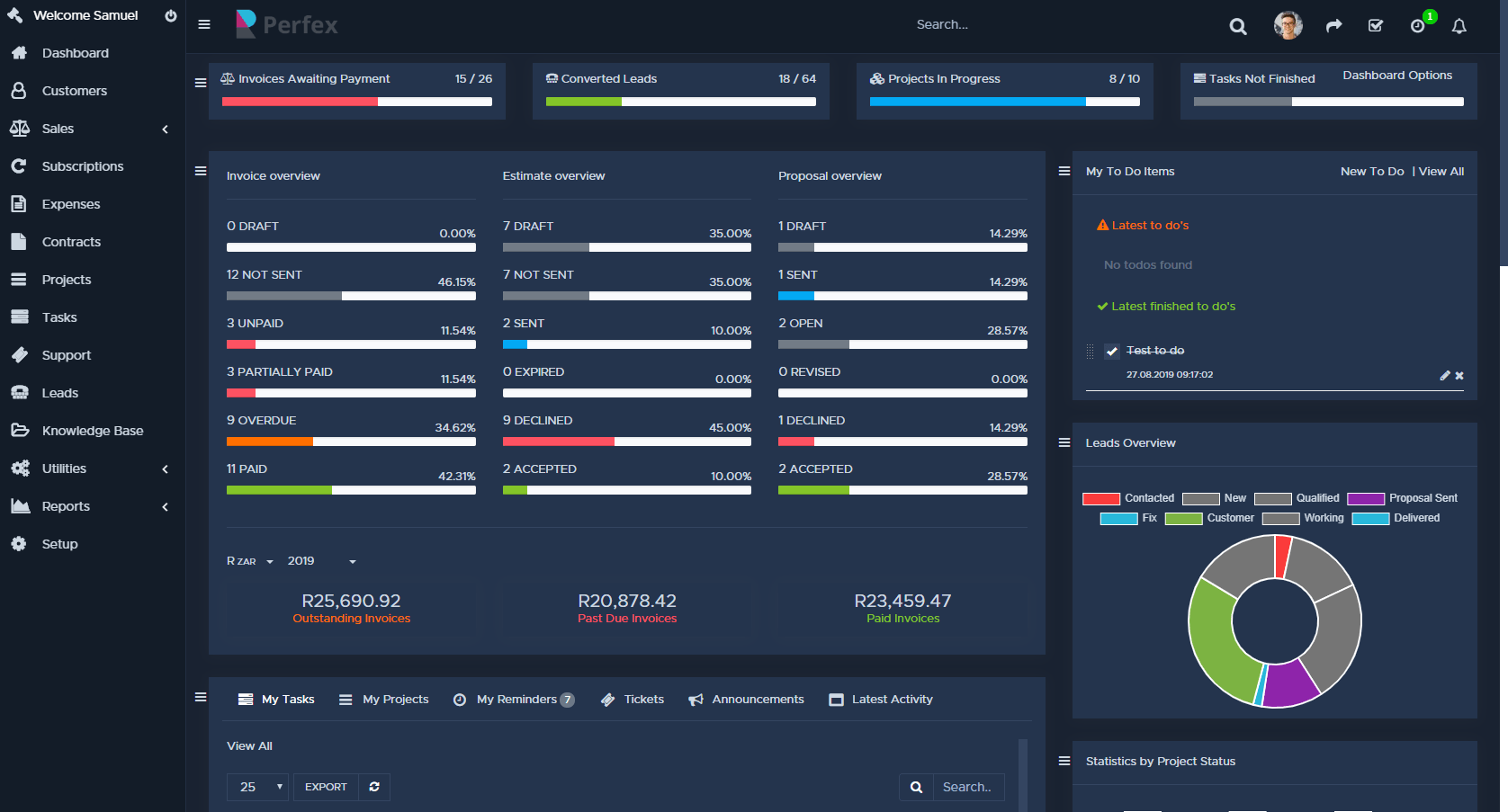 
        Perfex CRM Dark Theme
      