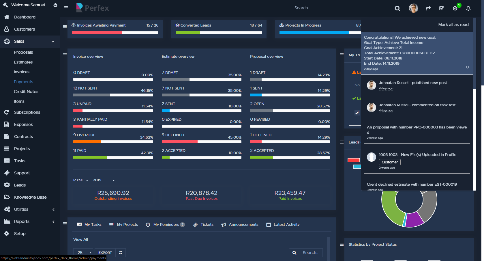 
        Perfex CRM Dark Theme
      