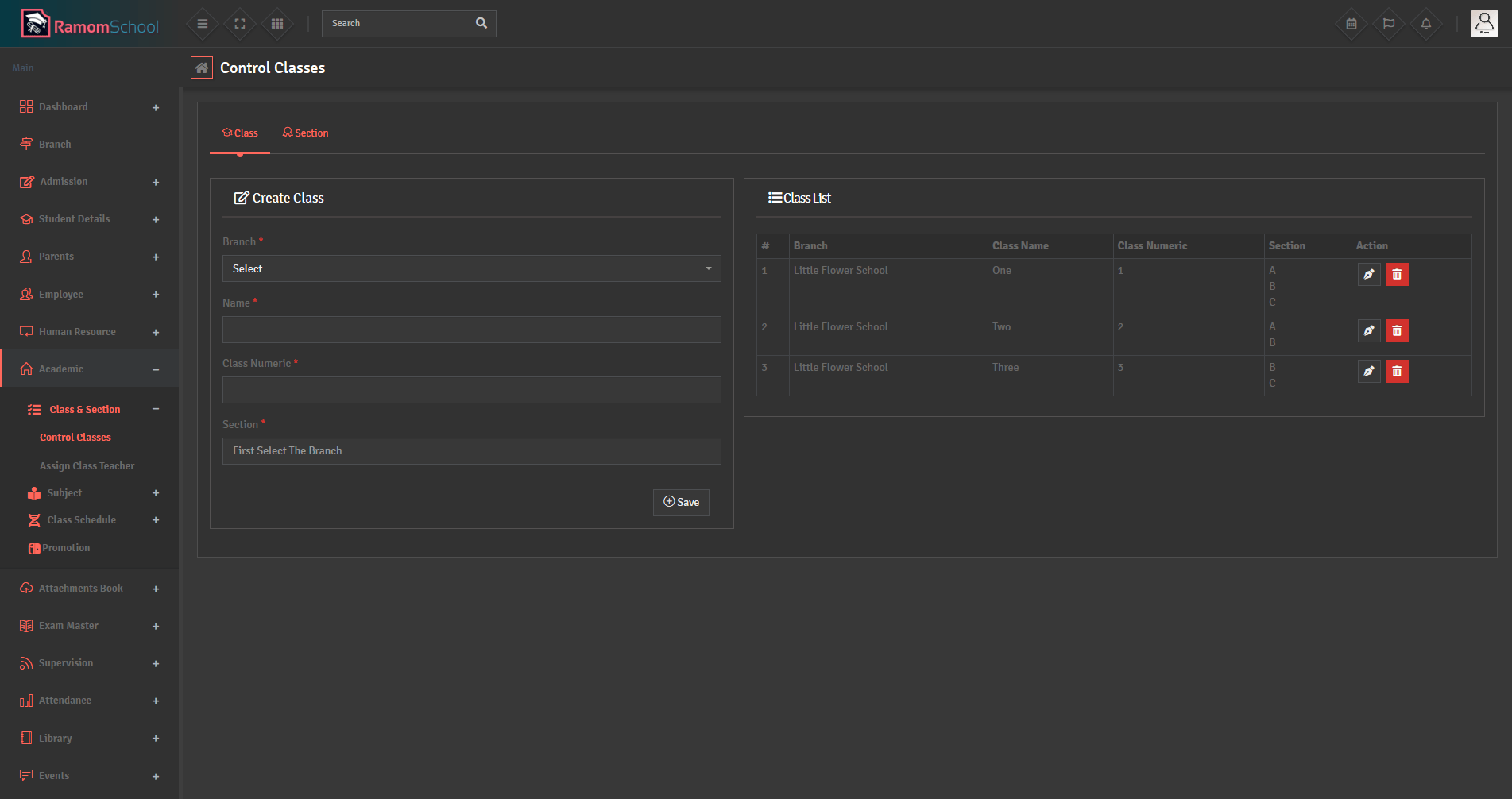 
        Ramom School - Multi Branch School Management System
      