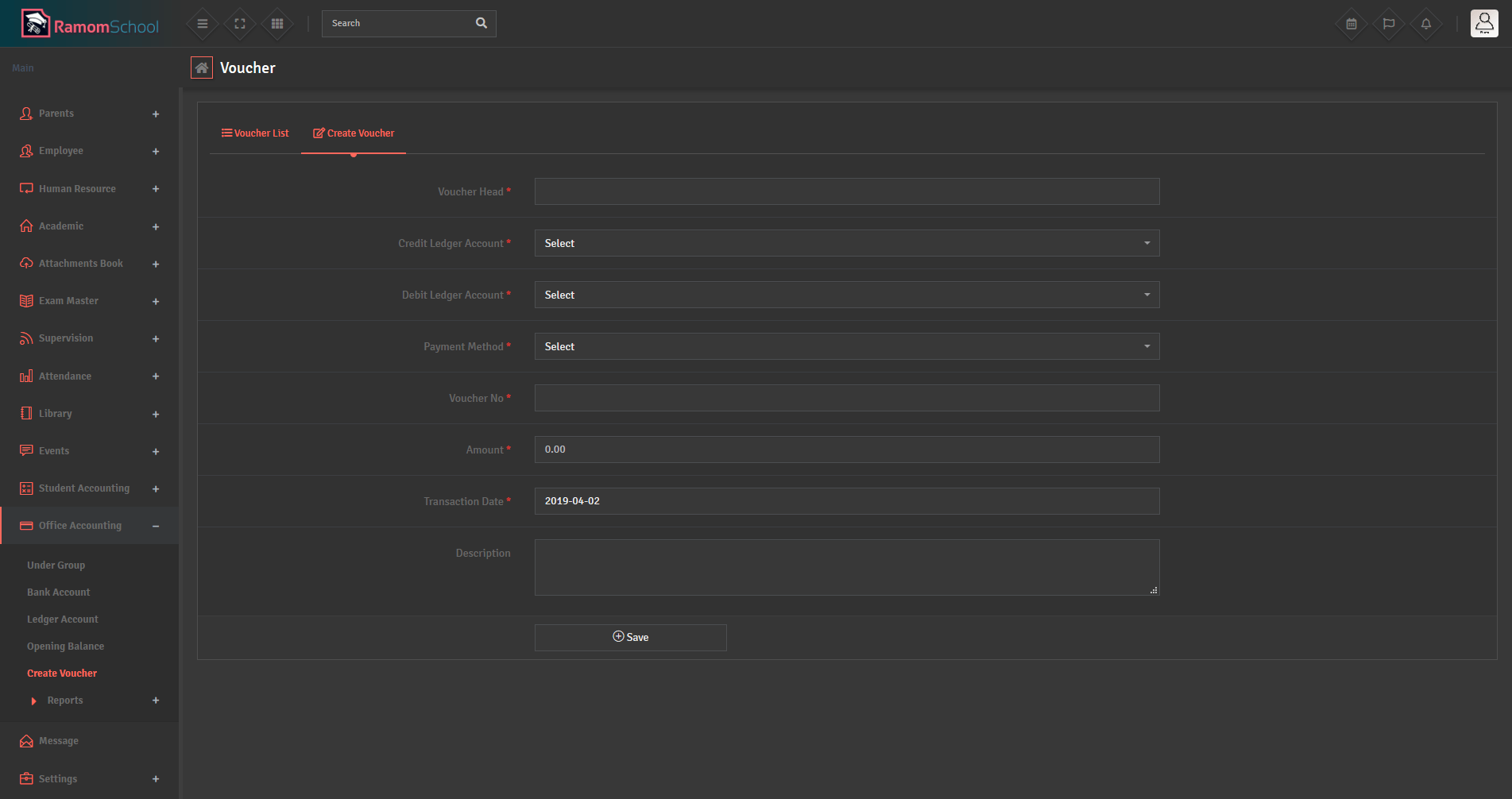 
        Ramom School - Multi Branch School Management System
      