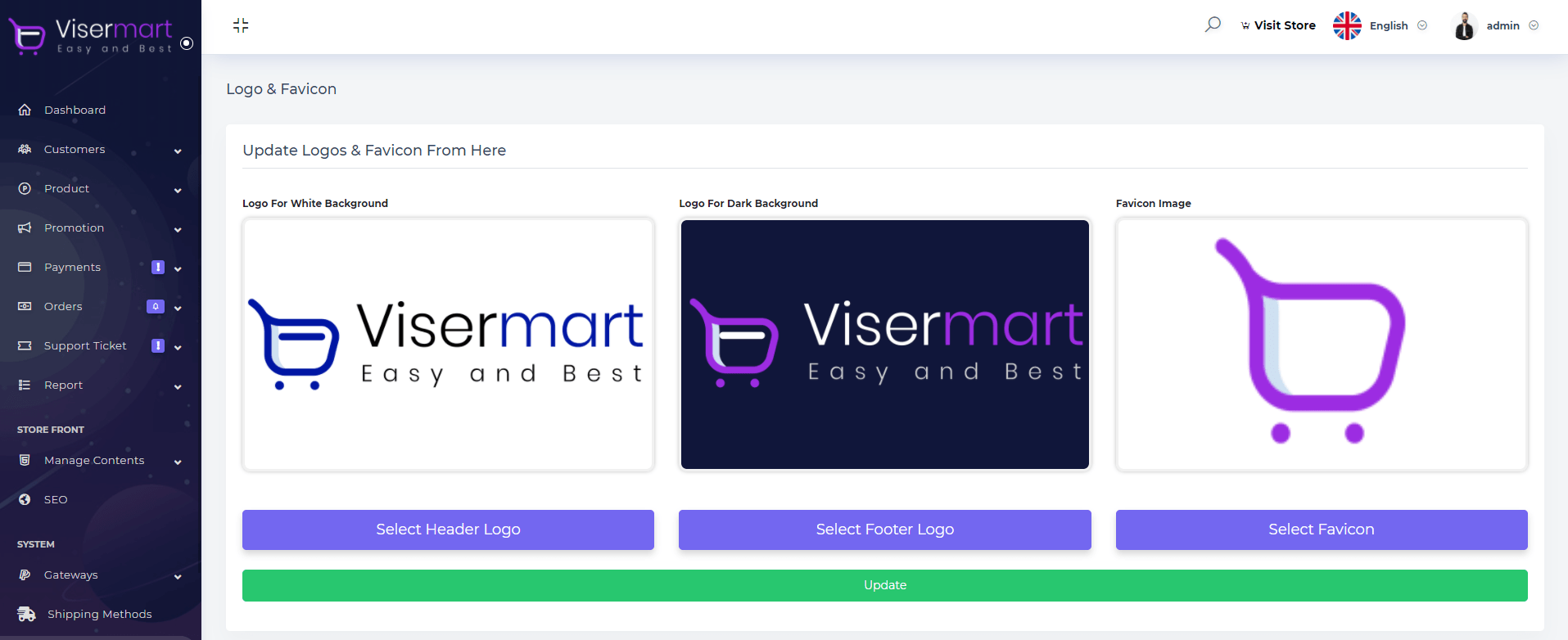 
        ViserMart - Ecommerce Shopping Platform
      