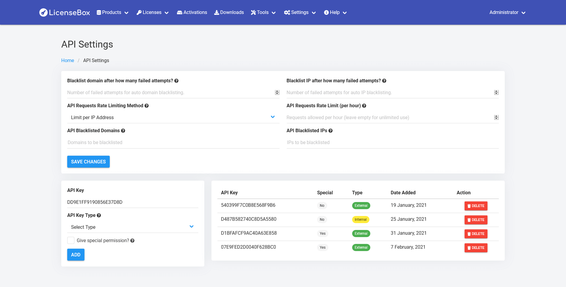 
        LicenseBox - PHP Licenser and Updates Manager
      