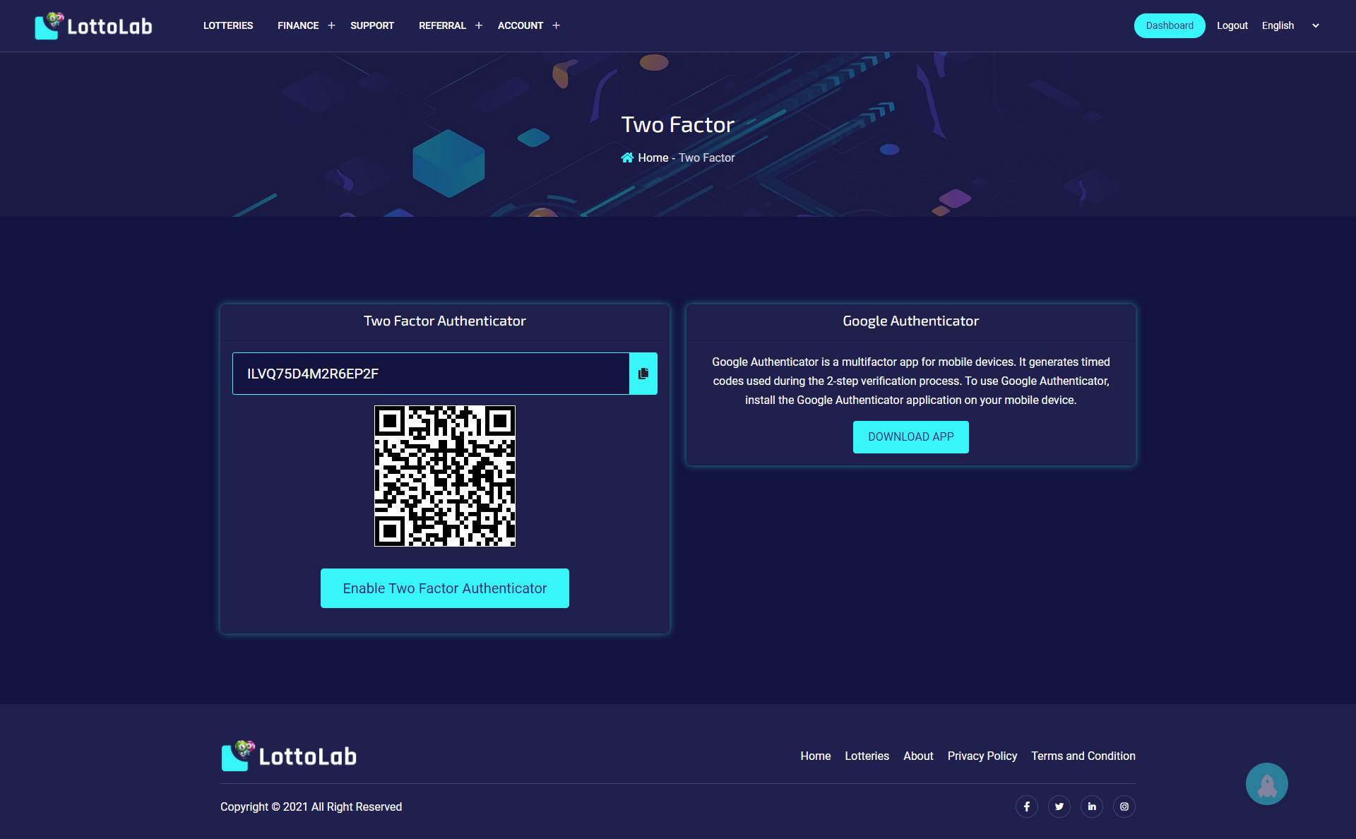 
        LottoLab - Live Lottery Platform
      