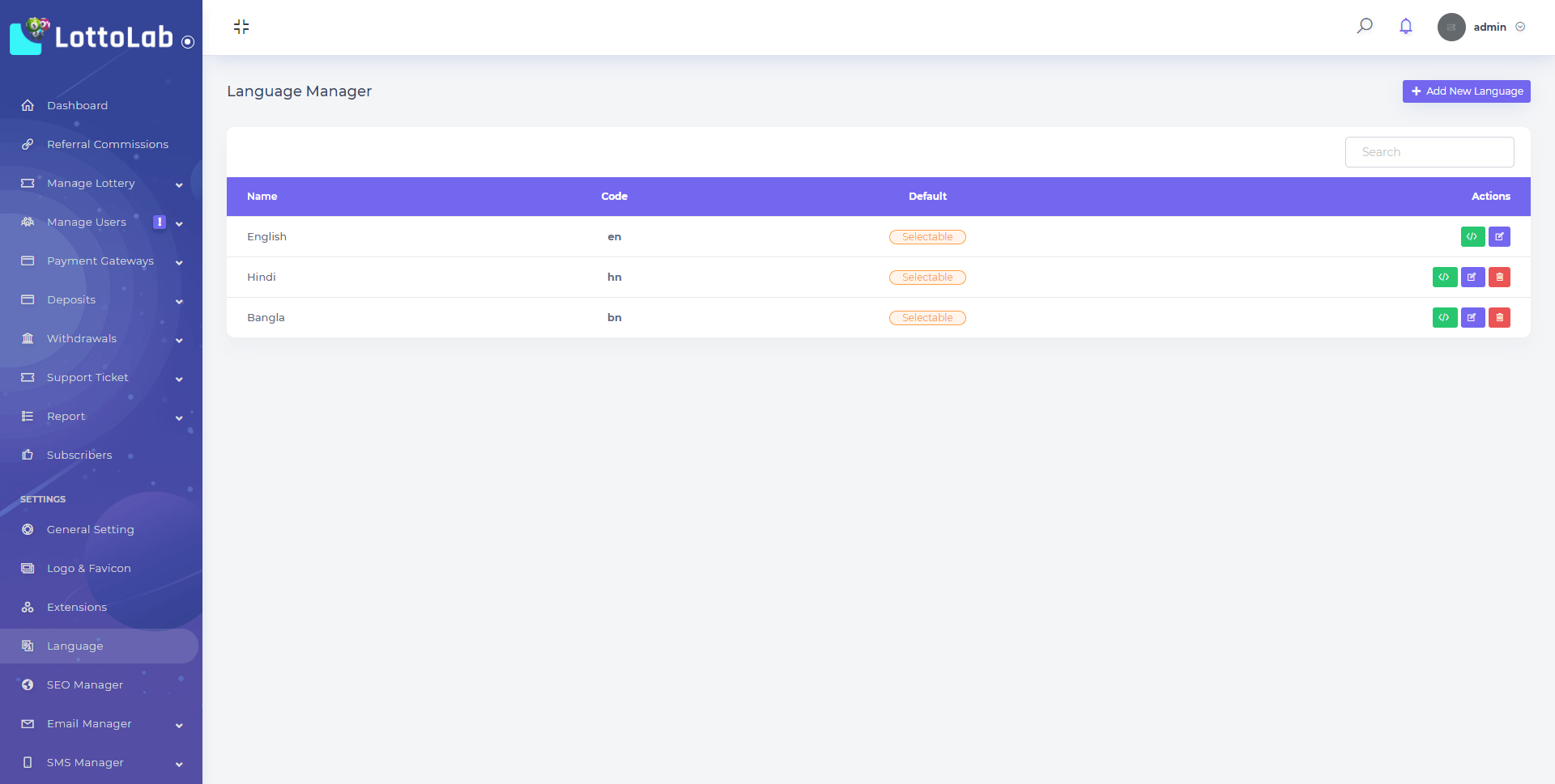 
        LottoLab - Live Lottery Platform
      