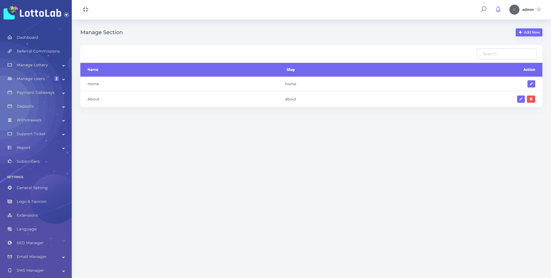 
        LottoLab - Live Lottery Platform
      