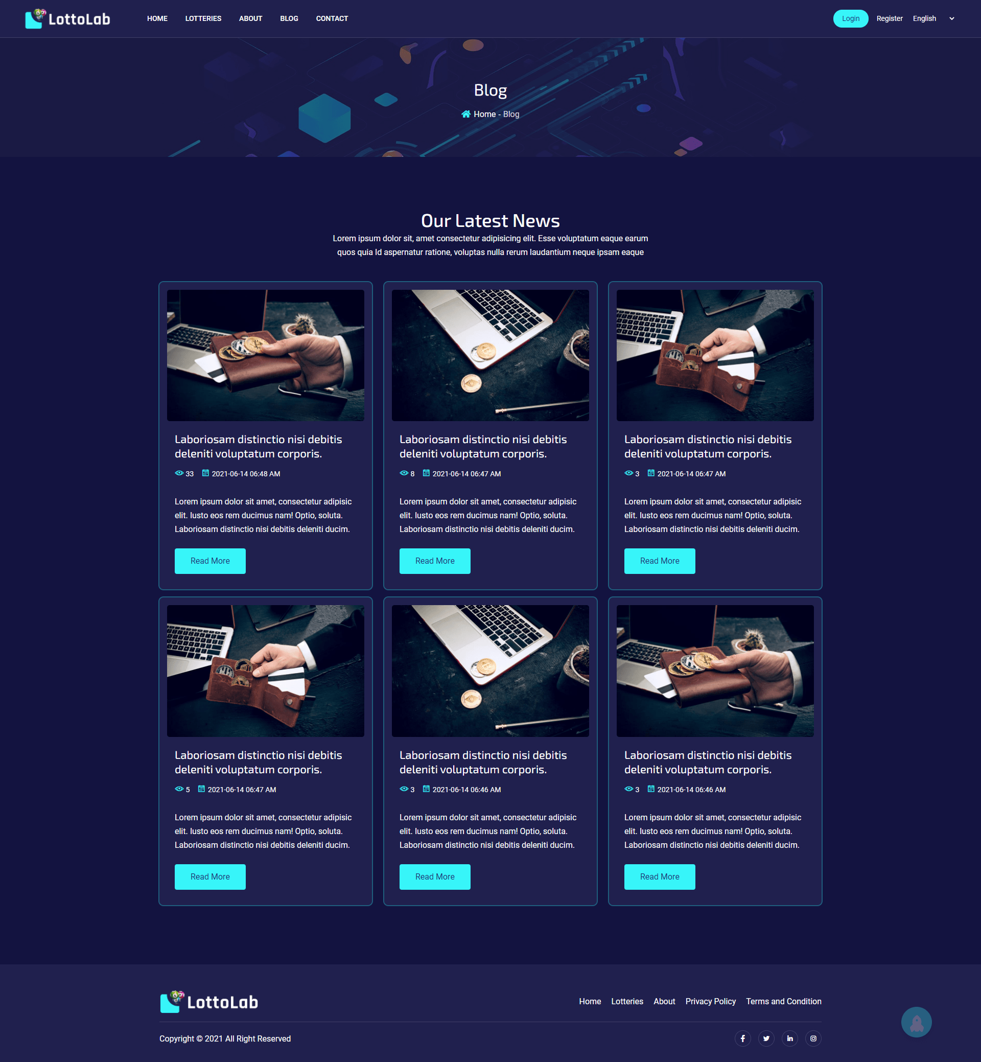 
        LottoLab - Live Lottery Platform
      