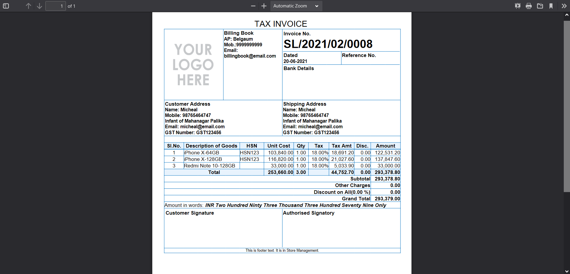 
        Billing Book -Advanced POS, Inventory, Accounting, Warehouse, Multi Users, GST Ready
      