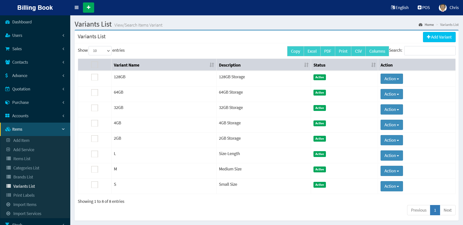 
        Billing Book -Advanced POS, Inventory, Accounting, Warehouse, Multi Users, GST Ready
      