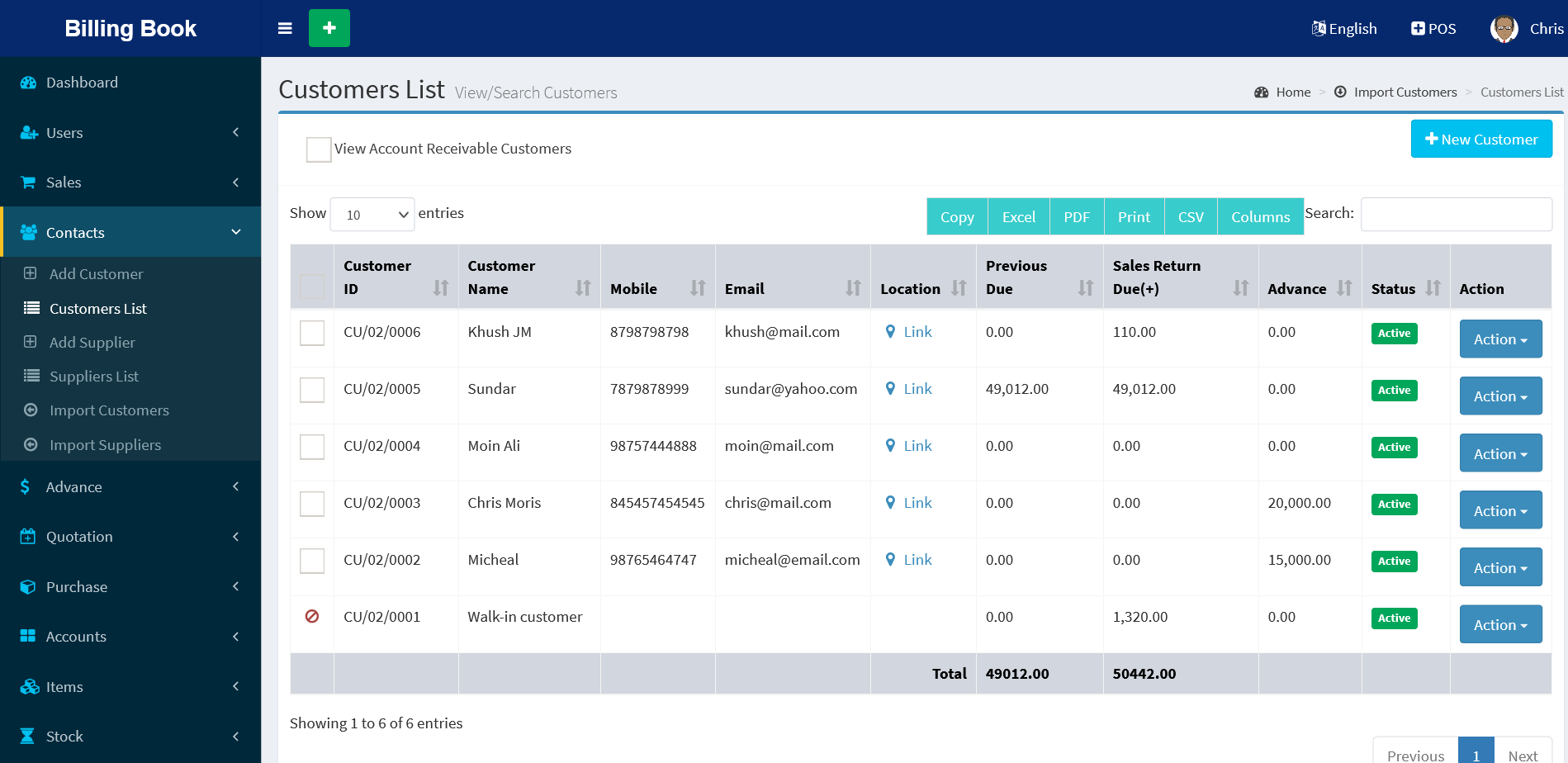 
        Billing Book -Advanced POS, Inventory, Accounting, Warehouse, Multi Users, GST Ready
      