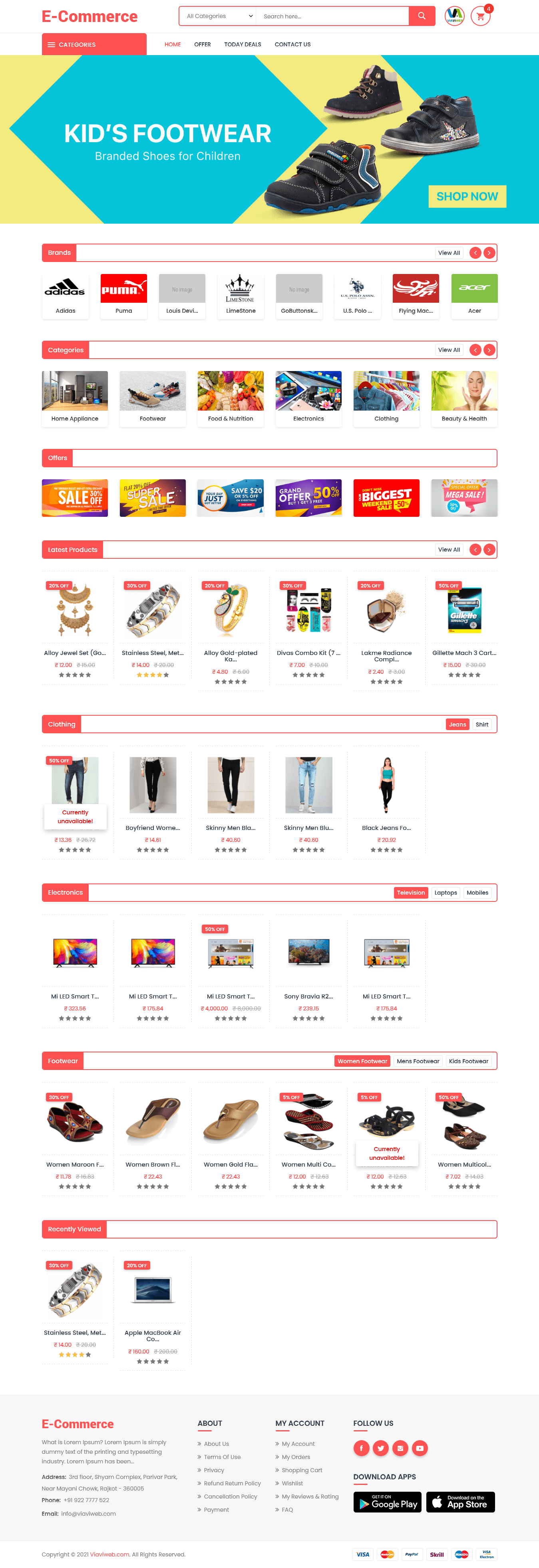 
        Online Shopping CMS (eCommerce System, eCommerce Marketplace, PayPal, Stripe, Razorpay, COD)
      