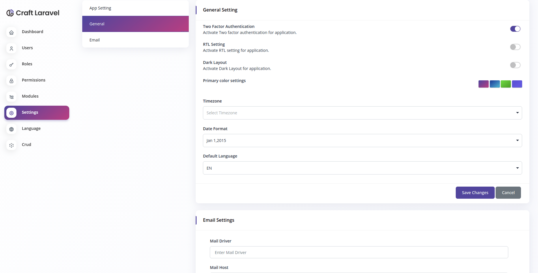 
        Craft Laravel Admin Panel - CRUD builder, Users, Role, Permissions & Settings
      