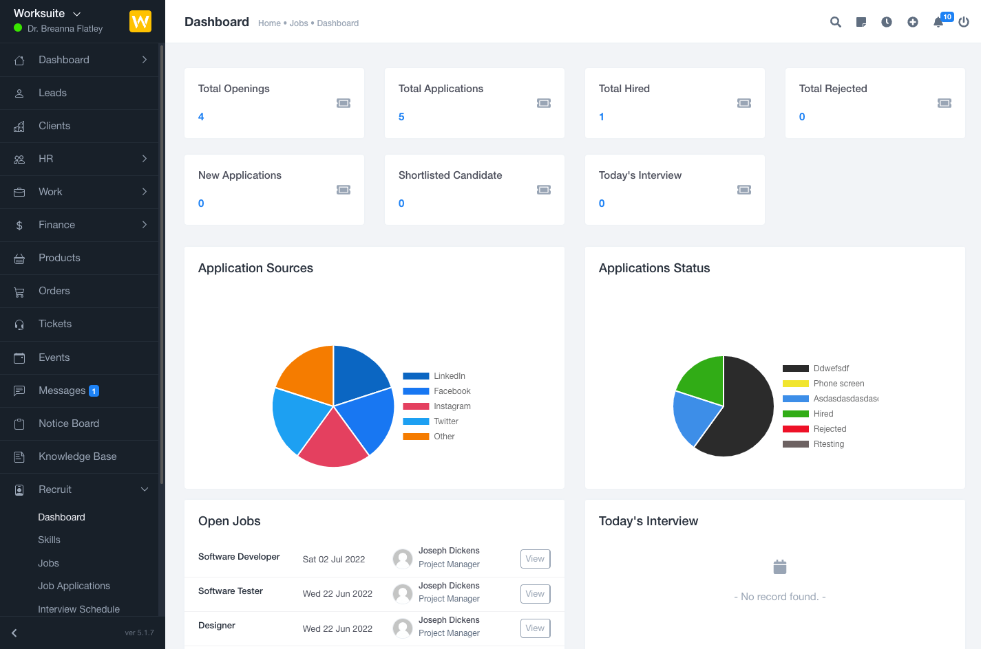 
        Recruit Module For Worksuite CRM
      