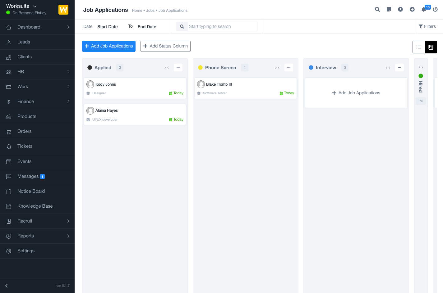 
        Recruit Module For Worksuite CRM
      