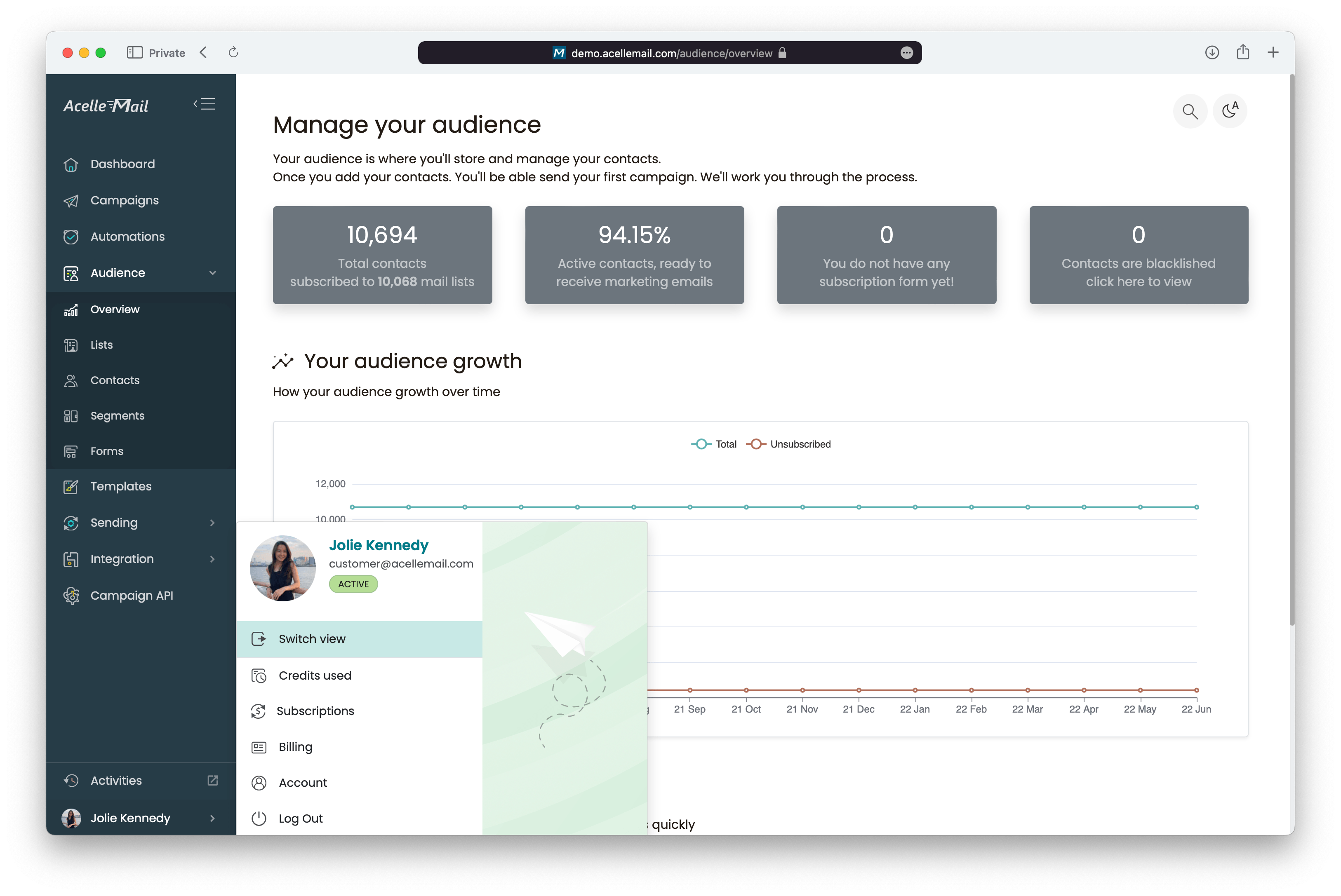 
        Acelle - Email Marketing Web Application
      