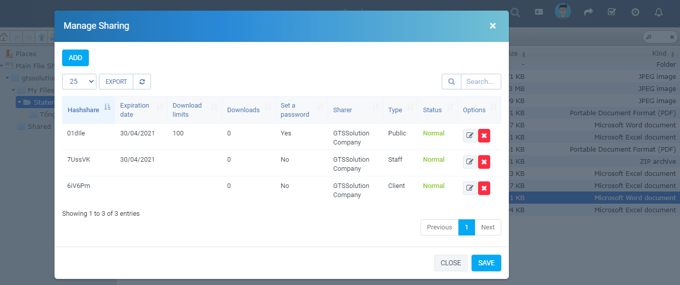 
        File Sharing module for Perfex CRM
      