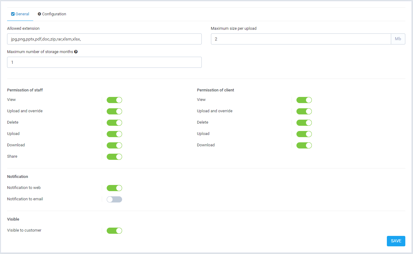 
        File Sharing module for Perfex CRM
      