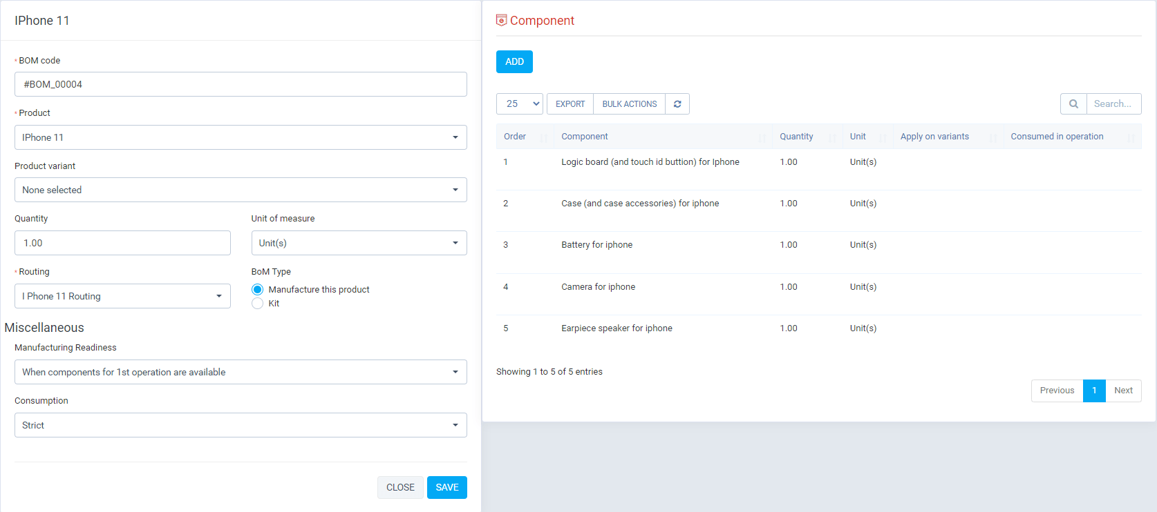 
        Manufacturing Management module for Perfex CRM
      