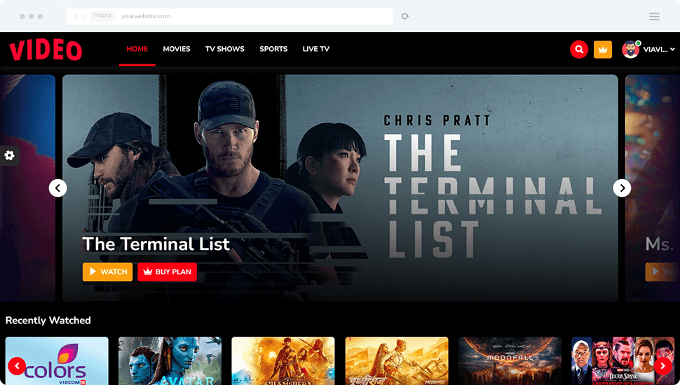 
        Video Streaming Portal (TV Shows, Movies, Sports, Videos Streaming, Live TV)
      