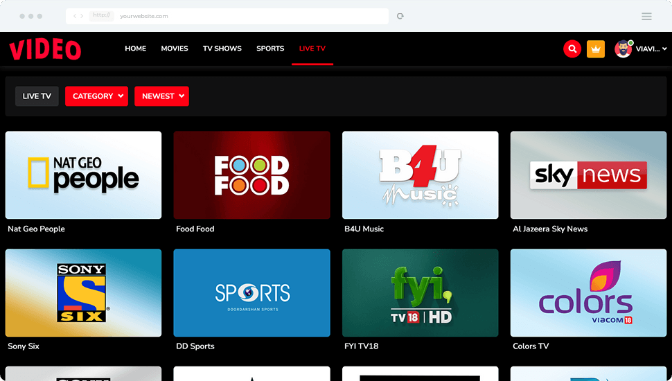 
        Video Streaming Portal (TV Shows, Movies, Sports, Videos Streaming, Live TV)
      
