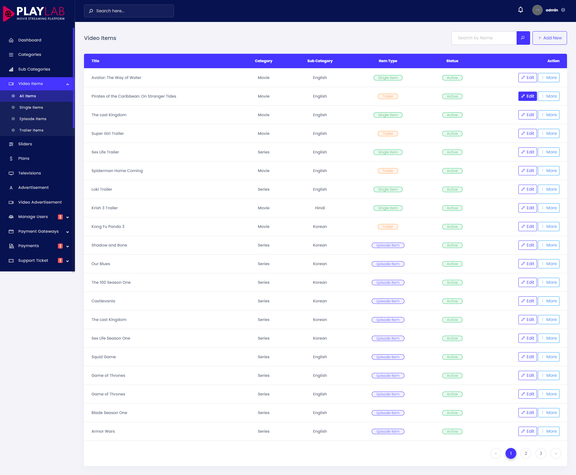 
        PlayLab - On Demand Movie Streaming Platform
      