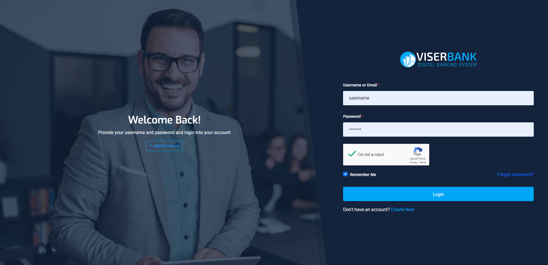 
        ViserBank - Digital Banking System
      