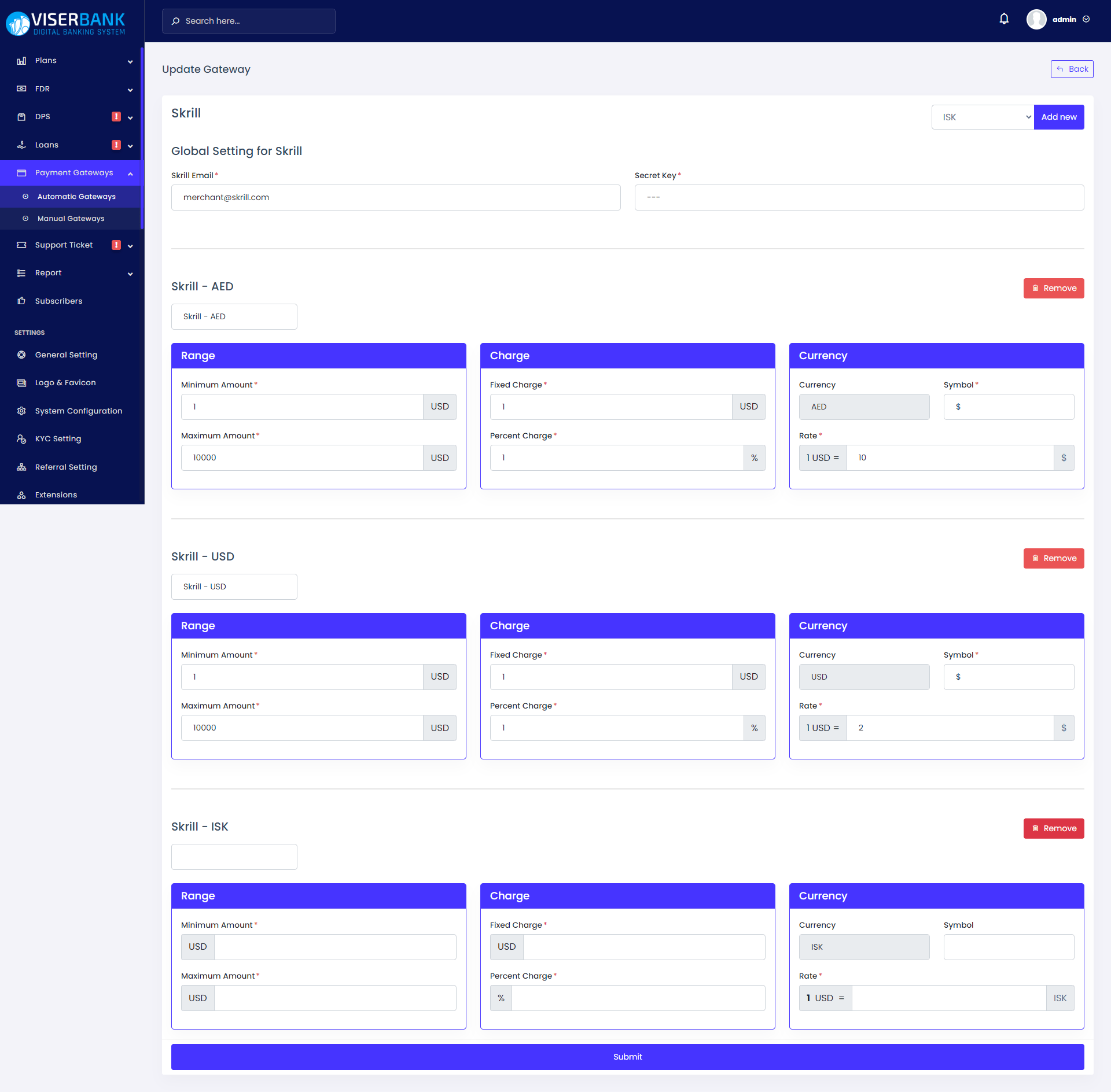 
        ViserBank - Digital Banking System
      