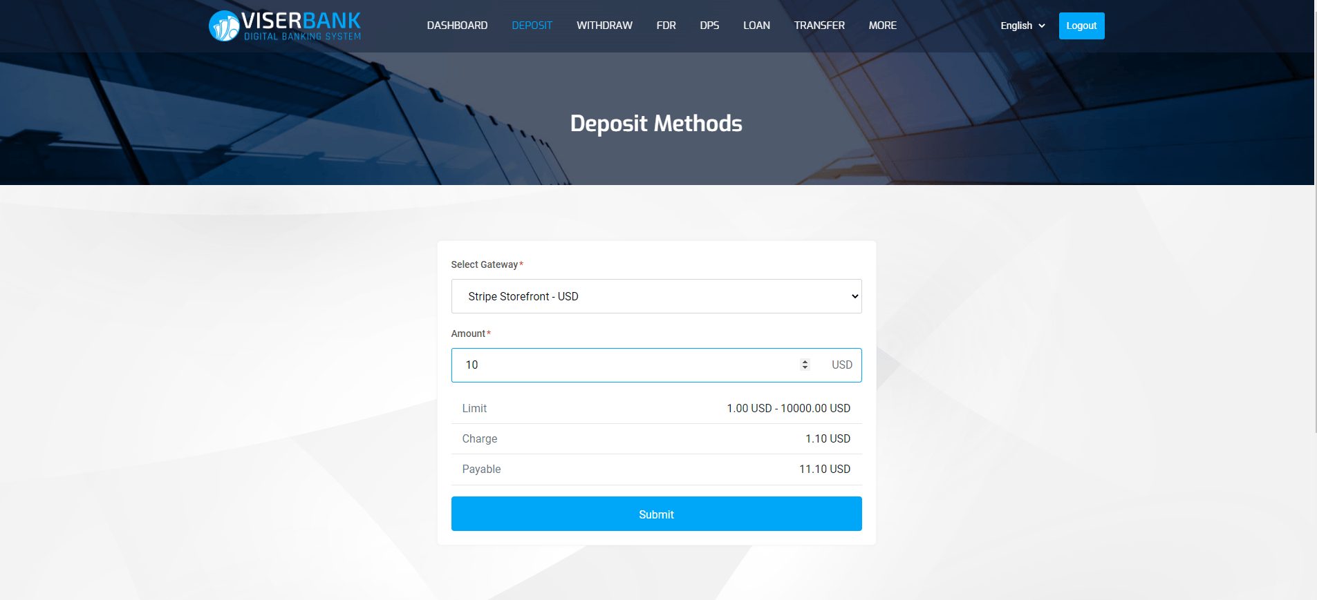 
        ViserBank - Digital Banking System
      