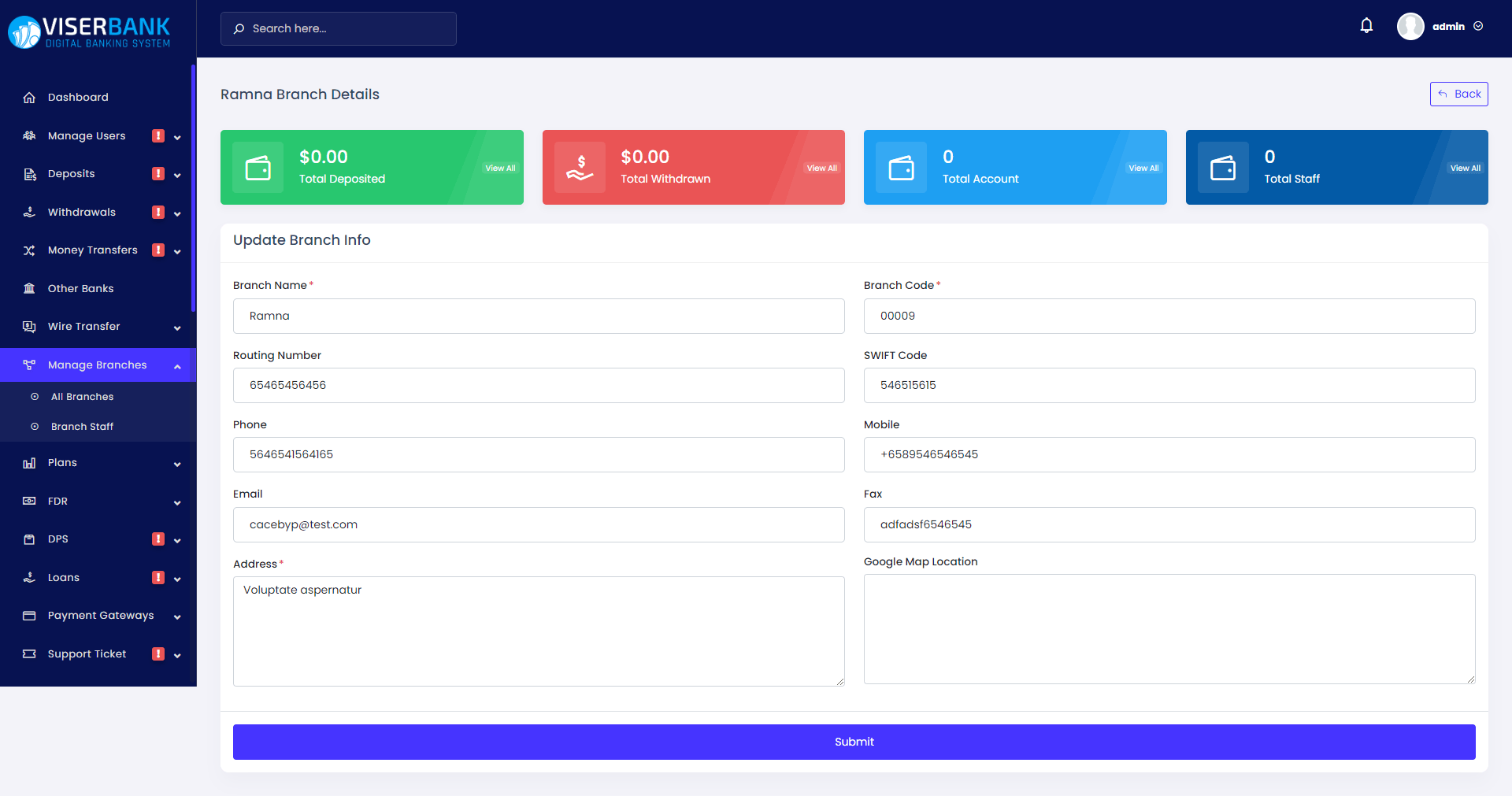 
        ViserBank - Digital Banking System
      